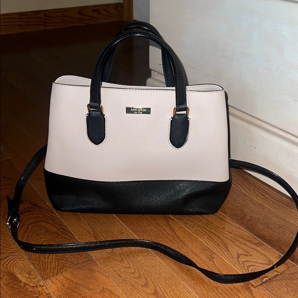Kate Spade Black and Cream Women's Bag